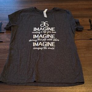 Arbonne Charcoal T-Shirt with Inspirational Text
